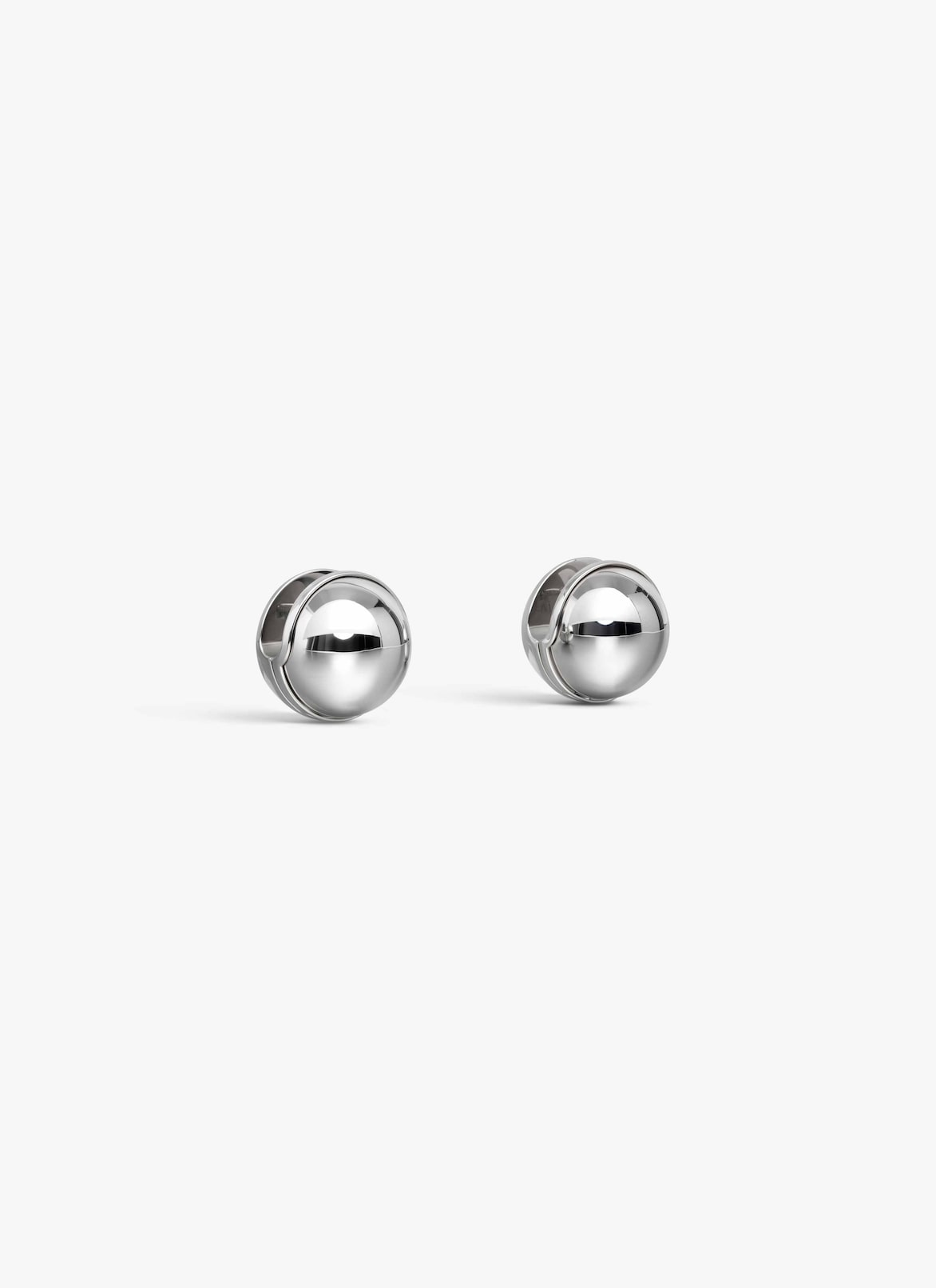 SPHERE EARRINGS ALAÏA GREY SPHERE EARRINGS